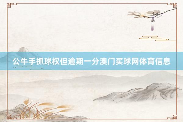 公牛手抓球权但逾期一分澳门买球网体育信息