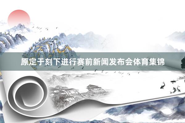 原定于刻下进行赛前新闻发布会体育集锦